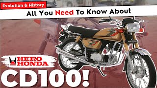 Hero Honda CD100 Indias First 100cc 4 Stroke Bike  History amp Evolution CD Series [upl. by Sewel]