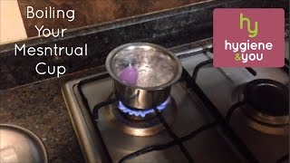 How to Clean Your Menstrual Cup How to Sterilize menstrualcup [upl. by Nehttam]