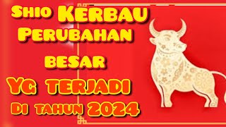 SHIO KERBAU Perubahan BESAR yg terjadi di th 2024 ramalanshio shiokerbau [upl. by Darryl490]