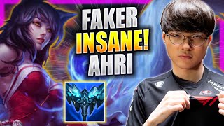 FAKER IS INSANE WITH AHRI  T1 Faker Plays Ahri MID vs Jayce  Season 2023 [upl. by Saffren]