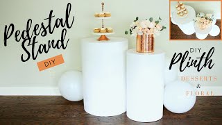 Pedestal Stand DIY  DIY Plinths [upl. by Eustacia697]