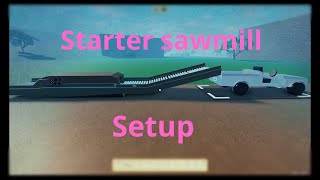 Super simple sawmill setup woodmill inc [upl. by Avlis]