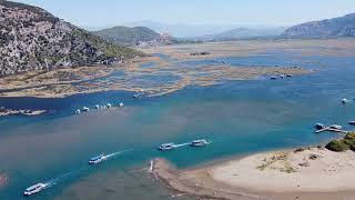 Dalyan Beach Iztuzu Turkey 2022  Rzeka Dalyan plaża Iztuzu Turcja 2022 [upl. by Lacie]