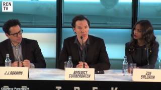 Benedict Cumberbatch Interview Star Trek Into Darkness Premiere [upl. by Madelon421]