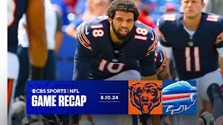 Caleb Williams IMPRESSIVE in NFL Preseason Debut vs Bills I CBS Sports [upl. by Dave]