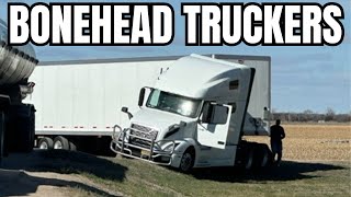 WTF Truck Driving Moments  Bonehead Truckers of the Week [upl. by Denice]