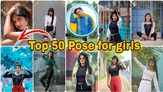 New Style Photo Pose Girl  Girls Photoshoot Pose  Photo Poses for girls  girl poses [upl. by Nomzaj168]