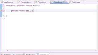 Java Programming Tutorial  58  Abstract and Concrete Classes [upl. by Terrag]