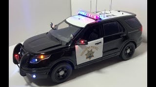 118 California Highway Patrol Ford Explorer with Working Lights CUSTOM ORDER [upl. by Morganstein]