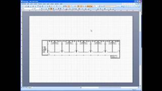 Visio 20032007 Electrical Systems Drawing Part 1  Import Background [upl. by Ettezus]