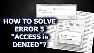 How to fix Error 5 access denied in windows 11 Windows Update Fix [upl. by Hollinger]