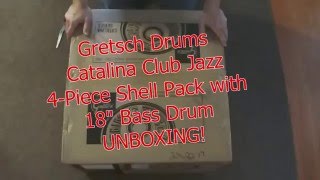 Gretsch Catalina Club Jazz UNBOXING [upl. by Alyahs]