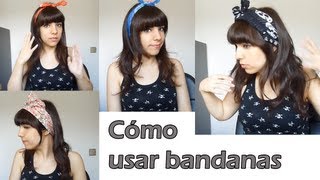 Cómo usar bandanas de diferentes estilos 👚 [upl. by Ibob]