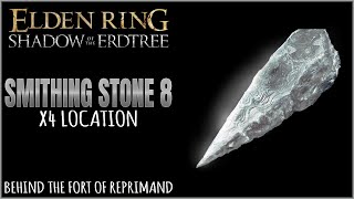 Smithing Stone 8 x4 Location in Elden Ring Shadow of the Erdtree [upl. by Adnulahs]