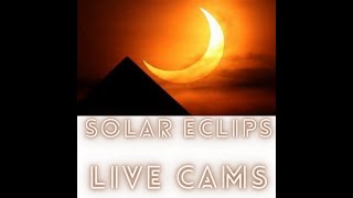 Solar Eclipse live cams April 8th 2024 totality path [upl. by Azilef569]