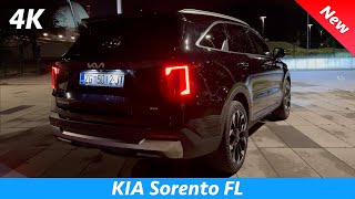 Kia Sorento 2025 Night Review 4K Exterior  Interior Digital cockpit amp Infotainment [upl. by Crescin771]