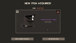 How to Craft a Unusual Ghastly Gibus in TF2 [upl. by Mcclelland]