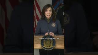 No sign of terrorism NY Gov Hochul addresses Rainbow Bridge explosion Shorts [upl. by Farant397]