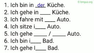 wo wohin woher Akkusativ Dativ in die in der aus der zu zum zur ans an die an der nac [upl. by Gamber572]