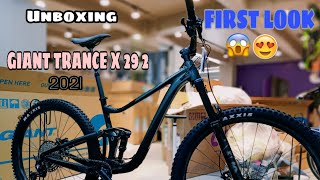 UNBOXING amp ASSEMBLING  NEW 2021 GIANT TRANCE X 29 2 [upl. by Airetnahs]