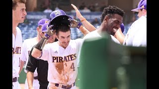 2018 Baseball Championship Game 1 No 4 ECU 8 No 5 UCF 4 [upl. by Anneres]