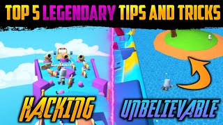 Top 5 Legendary Tips and Tricks  Stumble Guys Multiplayer Royal [upl. by Ansel]