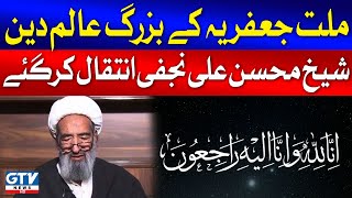 Islamic Scholar Allama Sheikh Mohsin Ali Najafi Passed Away  Breaking News [upl. by Einahpetse]