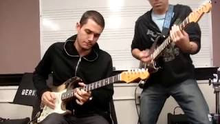 John Mayer amp Tomo Fujita at Berklee blues jam [upl. by Gruver45]