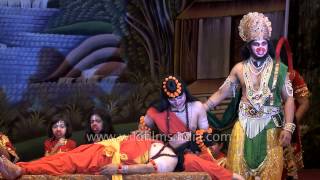 Lakshman  Meghnad Yudh RamLila Day 10 Part 1 2016 [upl. by Oinafipe]