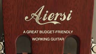 Aiersi vintage finish tricone resonator guitar video from happy customer [upl. by Eikram]