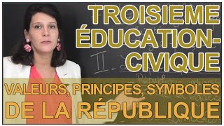 Valeurs principes et symboles de la République  Education Civique  3e  Les Bons Profs [upl. by Gnart]