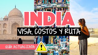 Viajar a India costos ruta y visa [upl. by Notsa]