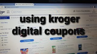 how to use Kroger digital coupons [upl. by Nylkaj]