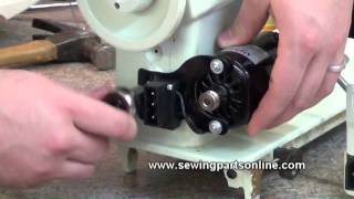 How To Replace A Sewing Machine Motor [upl. by Dyraj471]