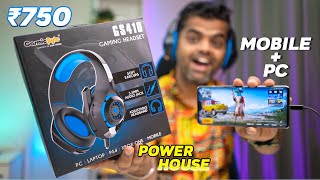 Best Gaming Headphones For BGMI ₹750 🔥 Cosmic Byte GS410 [upl. by Yllatan642]