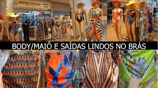 BODY MAIO E SAIDA DE PRAIA NO BRÁS  LOJA BAMBU MODA VERÃ0 SHOPPING VAUTIER POPULAR  MODA BRÁS [upl. by Asirak]