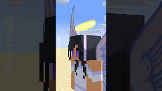 HELP Herobrine Draw ANGEL APHMAU Challenge Bones  Imagine Dragons minecraftanimation [upl. by Mateo178]