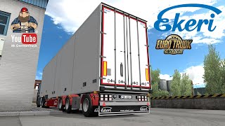 ETS2 v137 Ownable Ekeri Trailers by Kast [upl. by Ivek400]