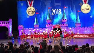 UNLV RGampCo  2018 UDA Nationals Pom Routine [upl. by Atteloc]