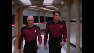 Picard amp Riker  Who Can It Be Now  temporal causality loop [upl. by Eisiam]