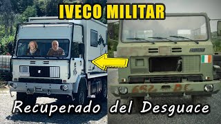 Rescatan un IVECO MILITAR 4x4 del Desguace y lo convierten en su Casa  Al Son de mi Furgón [upl. by Aileno725]