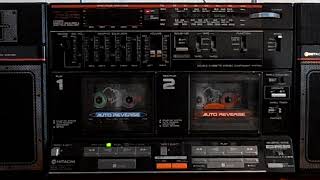 Hitachi TRK WX88W Boombox [upl. by Sesom]