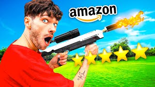 Je Teste Les ARMES de AMAZON dans LA VRAIE VIE [upl. by Hsejar669]