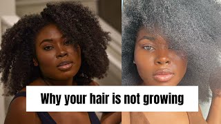 Why your hair is not growing  Tips on having healthy hair [upl. by Munro504]