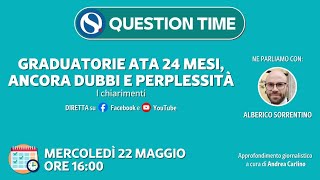 Graduatorie ATA 24 mesi ancora dubbi e perplessità I chiarimenti [upl. by Eet]