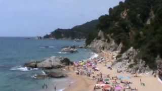 Cala naturista la Boadella  LLoret de Mar  Naturist cove Costa Brava [upl. by Artnoed553]