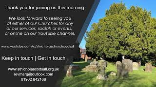 St Nicholas Church Codsall  10am Parish Communion  Sunday 11th June 2023 [upl. by Saturday]