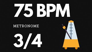 75 BPM Metronome 34 [upl. by Pich]