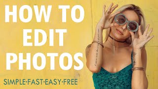 How To Edit Photos For Free Online  2024  A Photo Editor Tutorial For Beginners [upl. by Yelahs281]