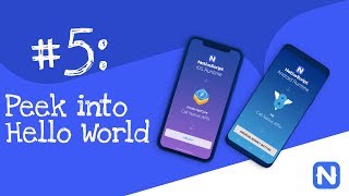 NativeScript Tutorial 5 A peek into codebase [upl. by Eceerahs98]